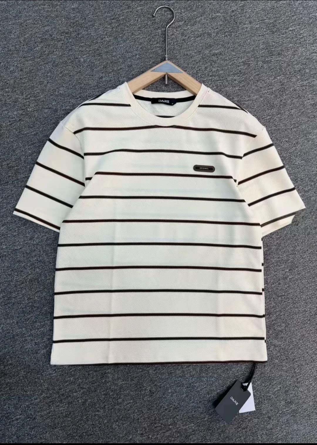 Men's Striped Oversized T-Shirt